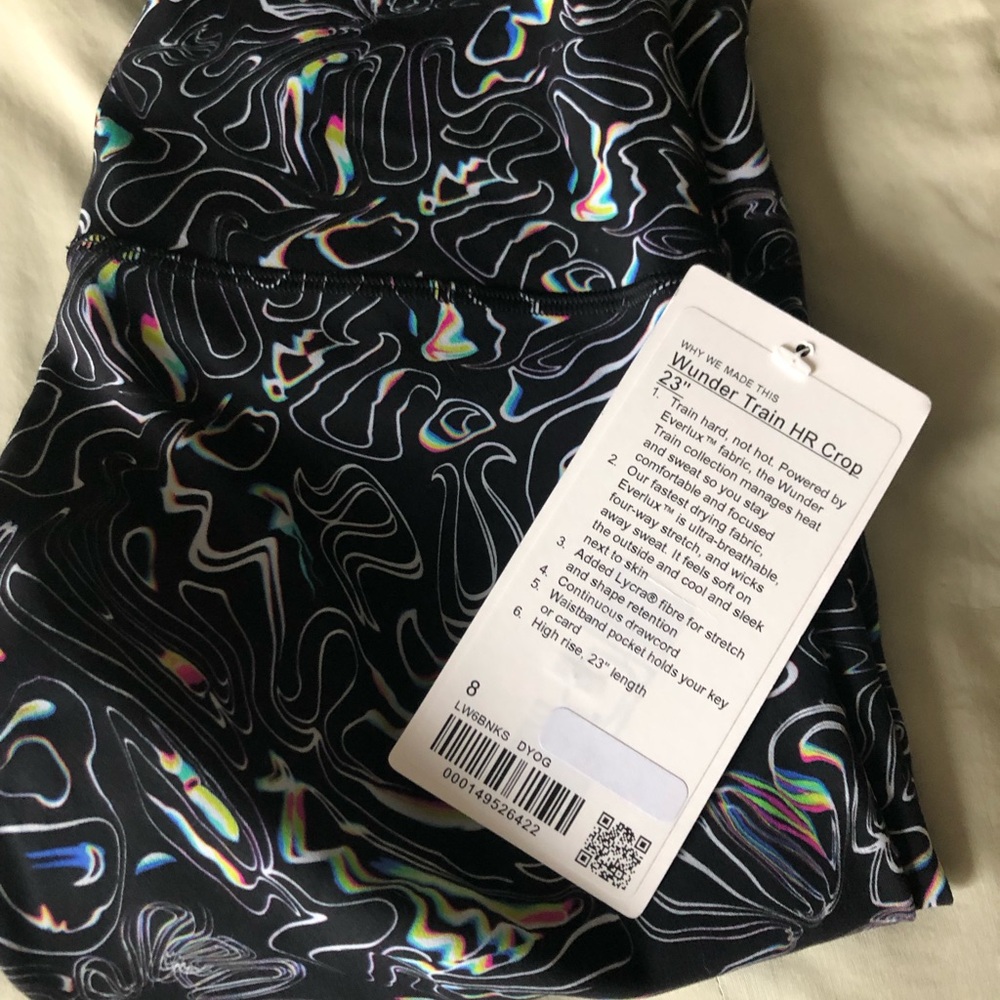 NWT Lululemon Wunder Train HR Crop - Picture 3 of 6